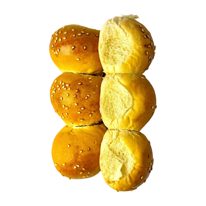 Pão de Mini Hambúrguer - Padaria e Mercado Luz & Vida